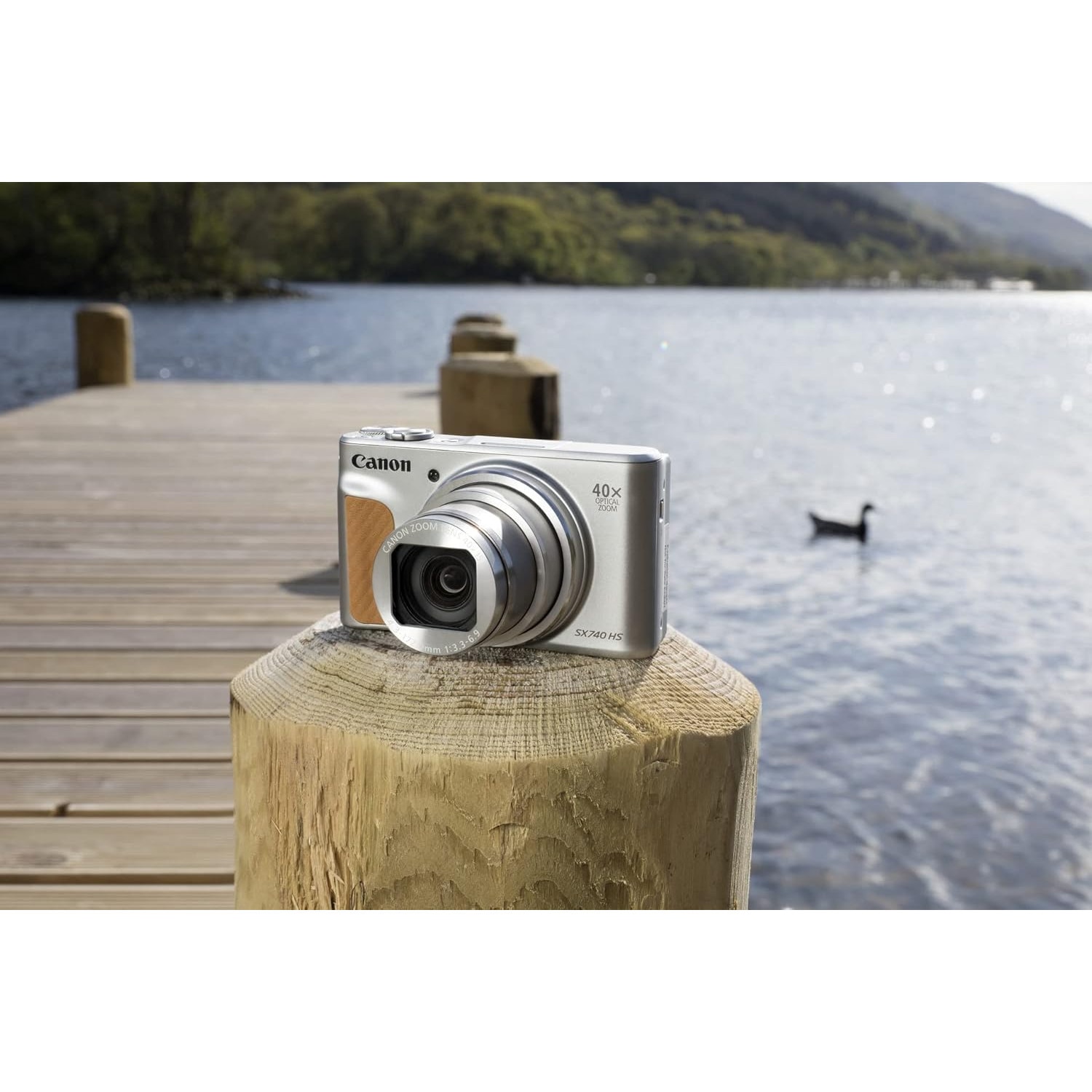 Canon SX740 HS PowerShot Camera Digitala Argintie – Camera