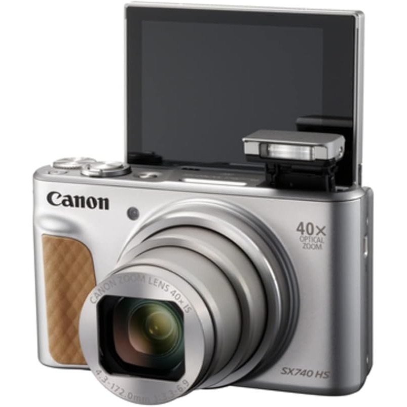 Canon SX740 HS PowerShot Camera Digitala Argintie – Camera