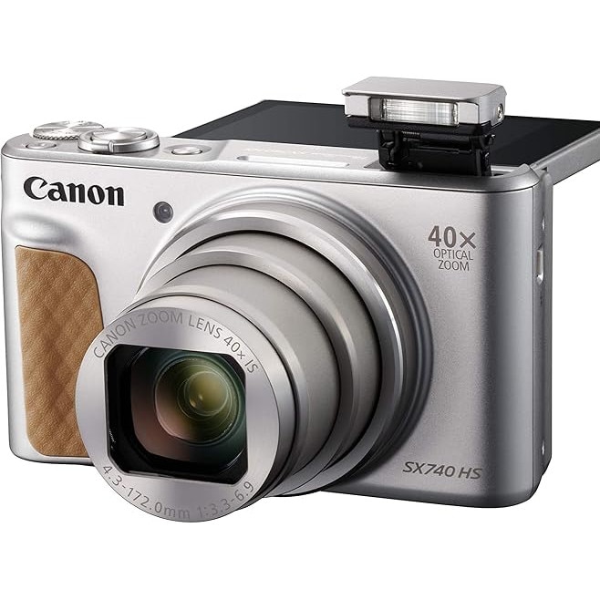Canon SX740 HS PowerShot Camera Digitala Argintie – Camera