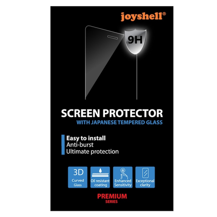 Prémium 3D Joyshell üvegfólia, kompatibilis a Samsung Galaxy J5 2017 J530 készülékkel Asahi Japan biztonsági üveggel (európai verzió), Teljes borítás, fekete