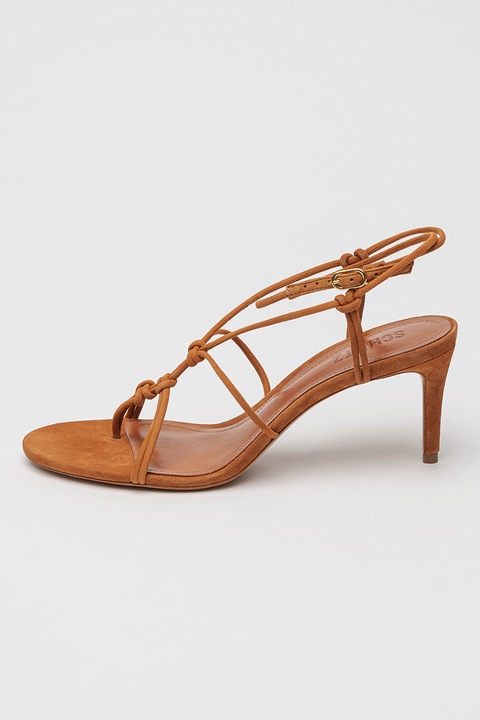 Schutz, Sandale din piele Abria, Caramel