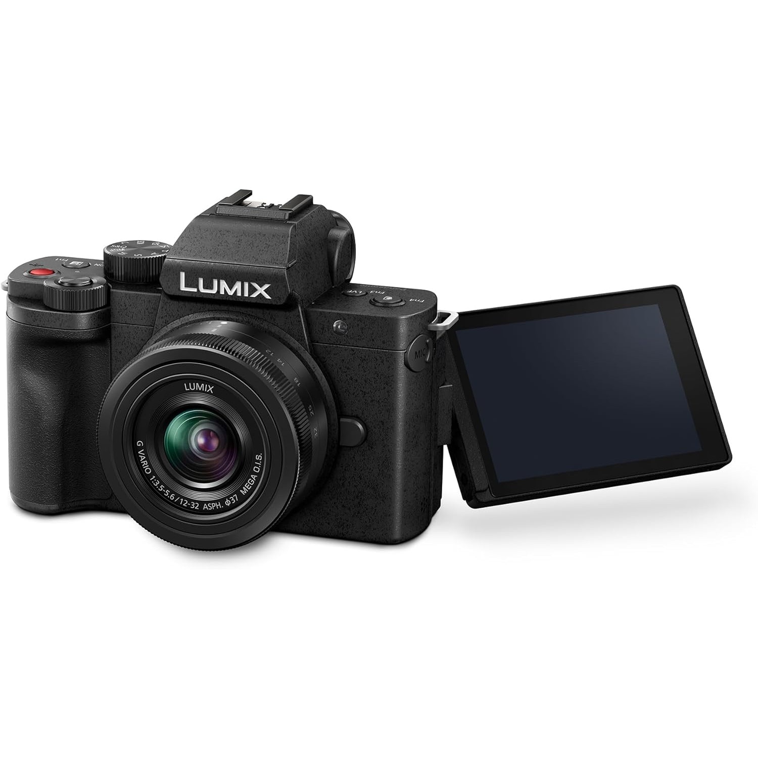Camera mirrorless Panasonic Lumix DC-G100DKEGK cu obiectiv Lumix G