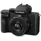 Безогледален фотоапарат Panasonic Lumix DC-G100DKEGK с обектив Lumix G Vario 12-32mm F3.5-5.6, 20, 3MP, 4K 30fps и FHD 60fps видео, влог камера, широкоъгълен монитор, USB-C зареждане, черен