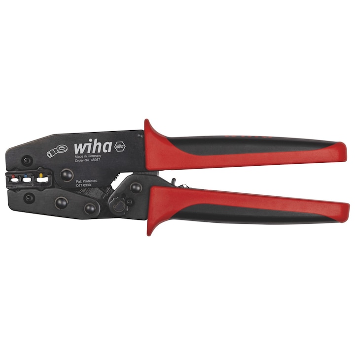 Клещи за кримпване, 0.5-6 мм2, 220 мм, Wiha Z62006 SB