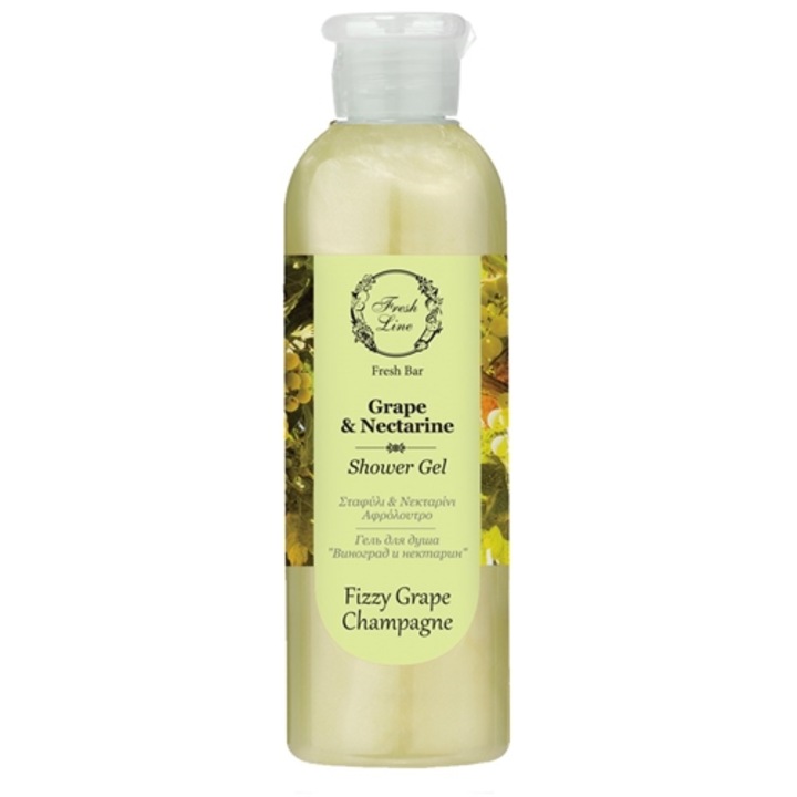 Szőlő és nektarin tusfürdő, 200 ml