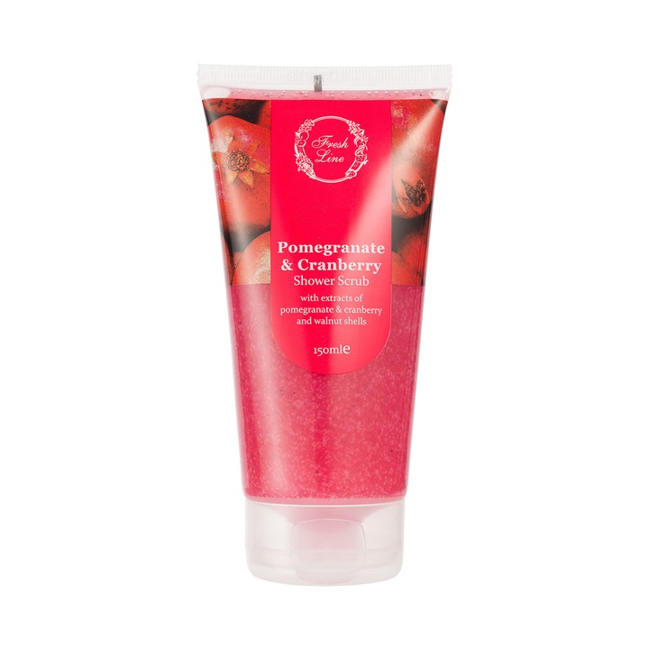 Gránátalma és áfonya hámlasztó és tusfürdő, 150 ml