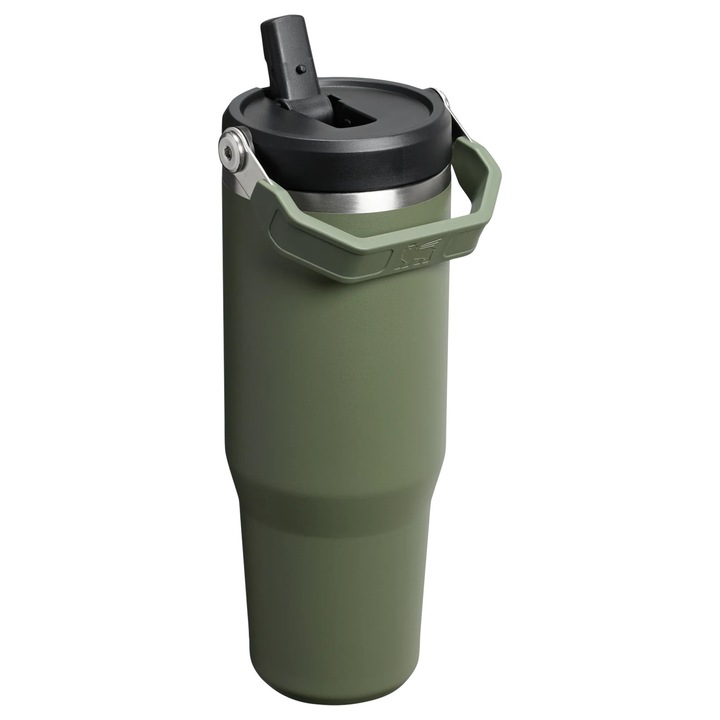 Термос бутилка Stanley "The IceFlow" със сгъваема сламка, 0.89 л, сушен бор ST10-012043-077