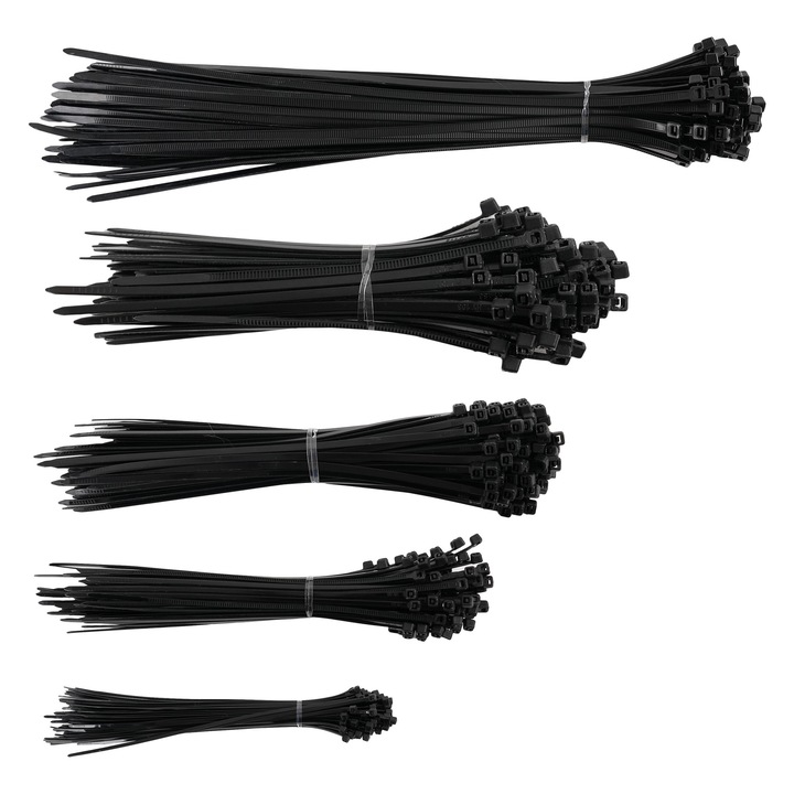 Banda zimtata set 100*(2.5*100/2.5*150/3.6*200/3.6*300/4.8*350) neagra