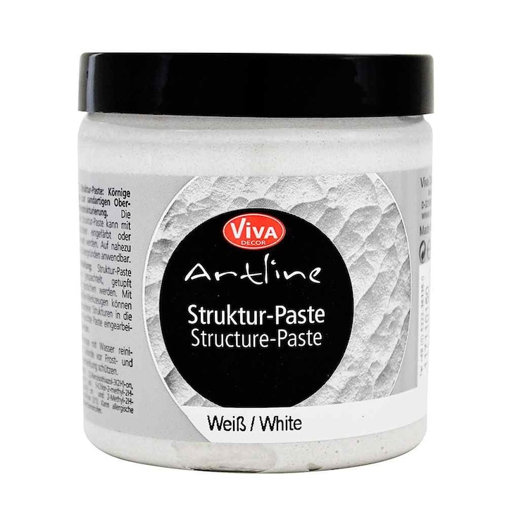 Pasta de texturare Artline VIVA DECOR, 250ml, alba