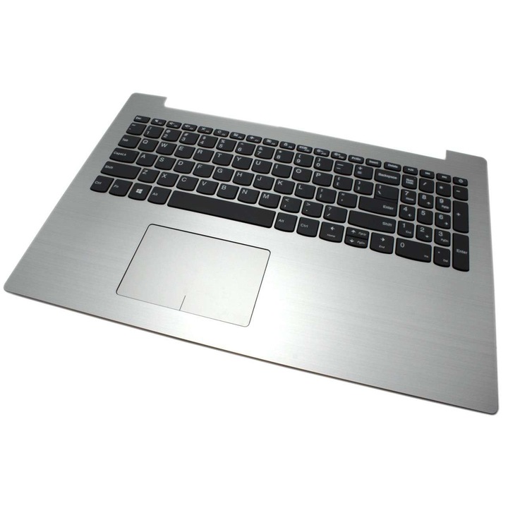 Tastatura HP Argintiu Lenovo 5CB0N86384 Gri cu Palmrest si TouchPad, Lenovo IdeaPad 320-15AST Gri cu Palmrest si TouchPad