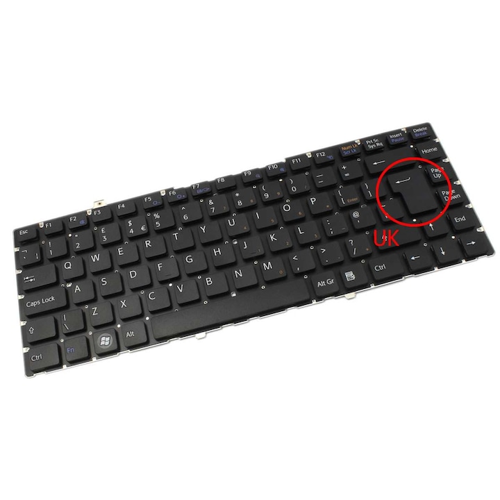 Клавиатура за черна Sony FW82JS FW82XS, FW83DS, FW83JS, FW83XS, FW90HS, FW90NS, FW90S, FW91NS, FW91S, FW92DS, FW92JS, FW93DS, FW93JS, FW93XS, FW94FS, FW94GS, FW94HS, FW