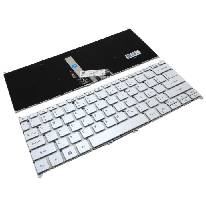 Tastatura Acer Alba 11105158K201 iluminata backlit, Aspire 5 A514-54 iluminata backlit, NKI13130WN iluminata backlit