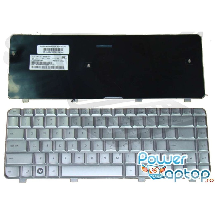 Клавиатура за HP Pavilion DV4, 1000, черна, 1000EA, 1001, 1002, 1003, 1004, 1005, 1010, 1015, 1020, 1025, 1030, 1035, 1040, 1045, 1050, 1070EF, 1080ES, 1090ES, 1100, 1200, DV4T
