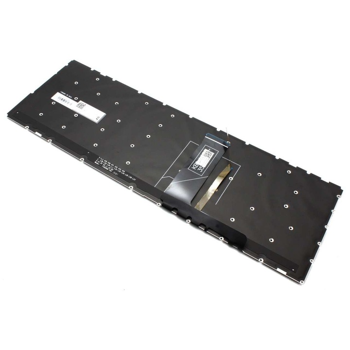 Сребърна клавиатура Lenovo 9Z.NDRSN.001 с подсветка, IdeaPad 3-15ADA05 с подсветка, IdeaPad 3-15ARE05 с подсветка