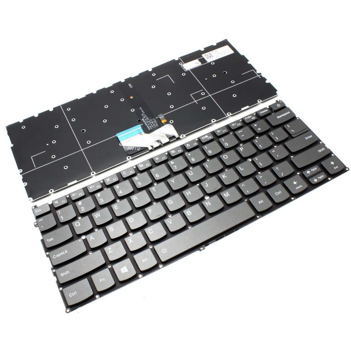 Tastatura Lenovo 9Z.NDUBN.F0V iluminata backlit cu panglica scurta, IdeaPad 720s-13ARR iluminata backlit cu panglica scurta