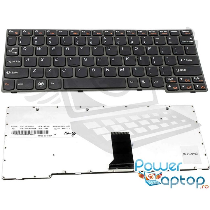 Lenovo Keyboard Grey IdeaPad 25 011168 Frame, IdeaPad KFRTBY143A Frame, IdeaPad S205S Frame, IdeaPad U160 Frame, IdeaPad U165 Frame