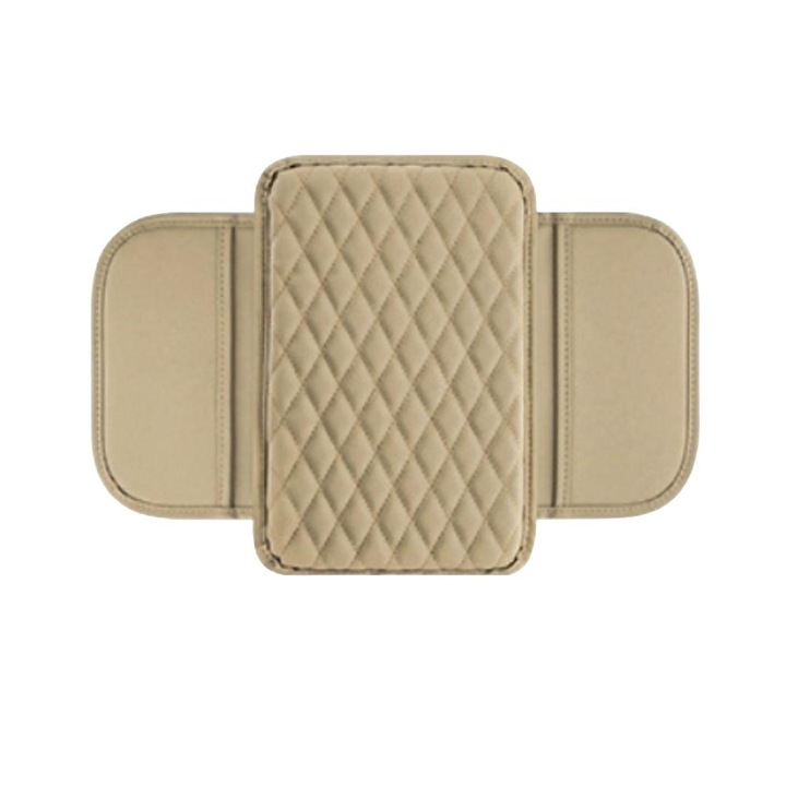 ASDIIT autós kartámasz, vízálló és szennyeződésmentes huzattal, bézs színű, tárolórekesszel