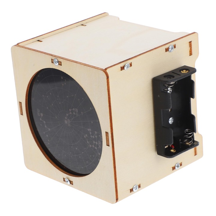 Set Proiector de Stele din Lemn DIY, LYCENXI, pentru Invatare si Crafting, 8-12 ani, Proiector de Noapte