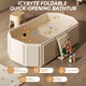Сгъваема детска вана HNSMART, бяла, 75x70x25см, за момчета, ергономичен дизайн