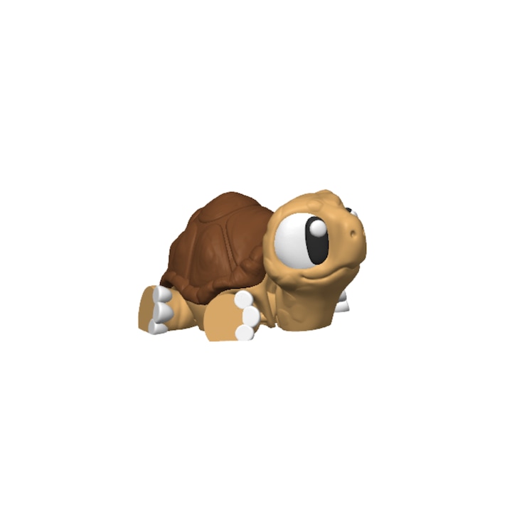 3D фигурка, модел на костенурка
