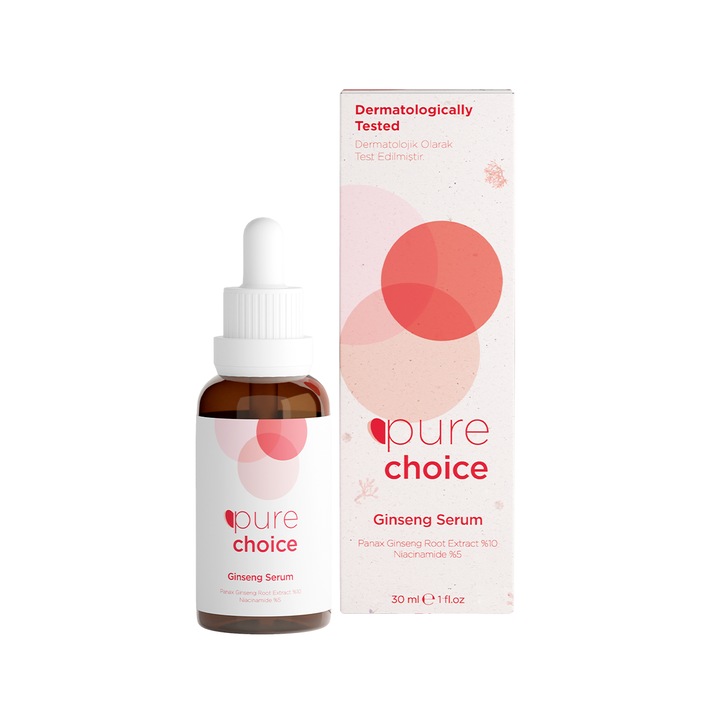 Ser de ingrijire faciala Pure Choice cu ginseng 30ml