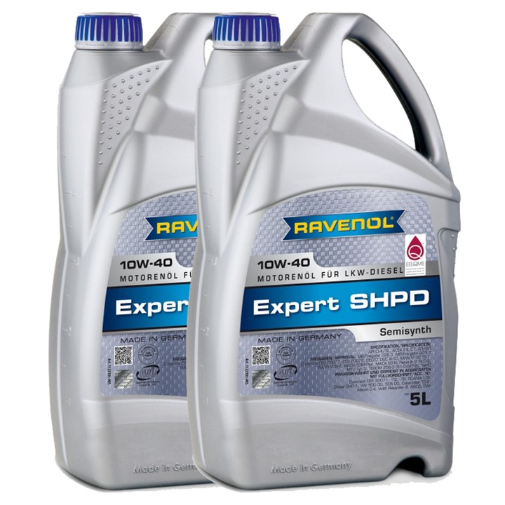 Pachet 10 litri ulei Ravenol Expert SHPD 10W40