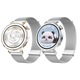 Curea compatibila cu Huawei Watch, Mrs. Smart, inox, argintiu, 18mm