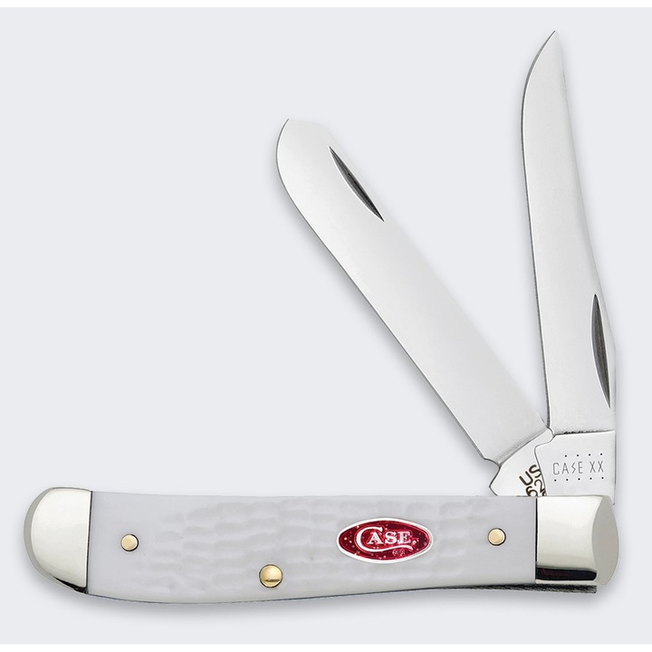 Cutit pliabil CARHARTT, doua lame, alb, 8,89 cm