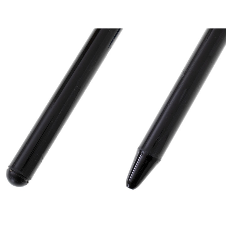 Плажен и градински чадър 2в1, бяло-синьо-сребрист, 213x208см