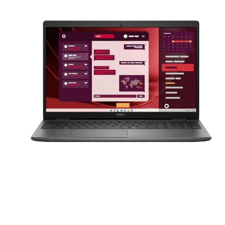 Dell Latitude 3450 laptop, 14", 16 GB, 512 GB SSD, fekete