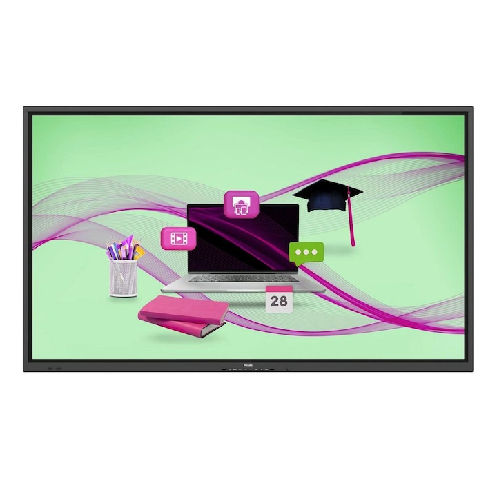 Philips 65BDL4052E 65"-es interaktív érintőképernyő, LED, 4K, fekete