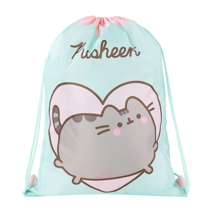 Sac Sport, St Majewski, Colectia Pusheen Mint, SO01 43x34cm