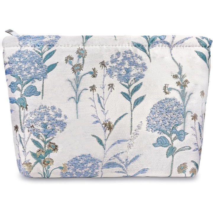 Geanta de machiaj Genti cosmetice mici dragute pentru femei si fete, geanta de toaleta de calatorie cu fermoar, geanta de machiaj