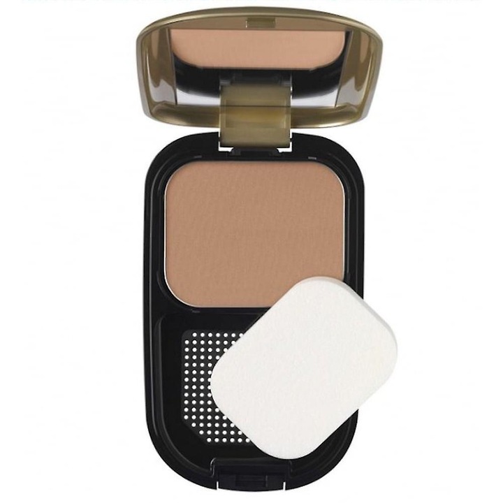 Fond de ten compact Max Factor Facefinity, nuanta 08 Toffee, SPF20, rezistent la estompare, fara ulei si parfum