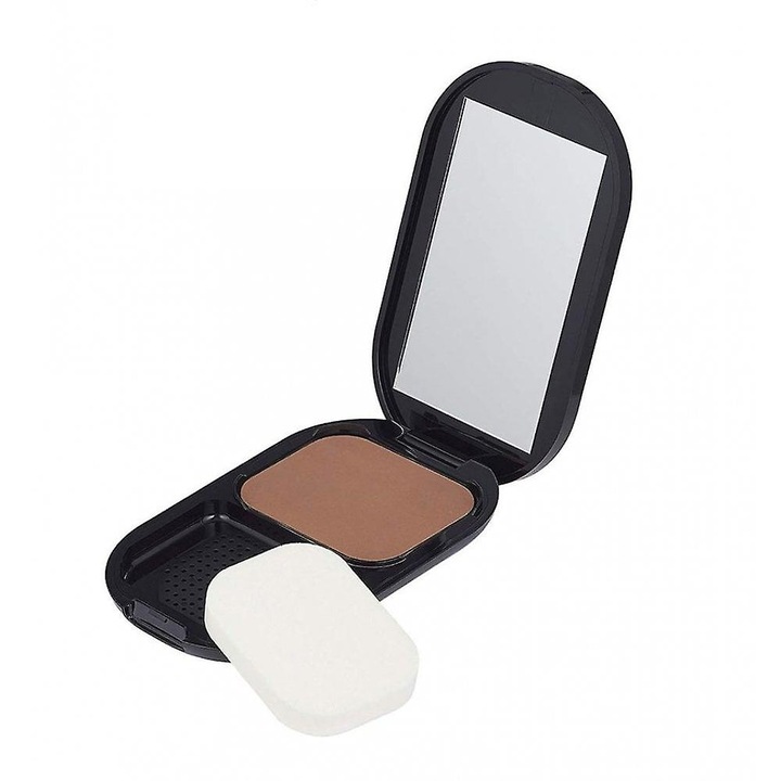 Fond de ten compact, Max Factor Facefinity, 10 Soft Sable, SPF20, rezistent la estompare, fara ulei si parfum, maro