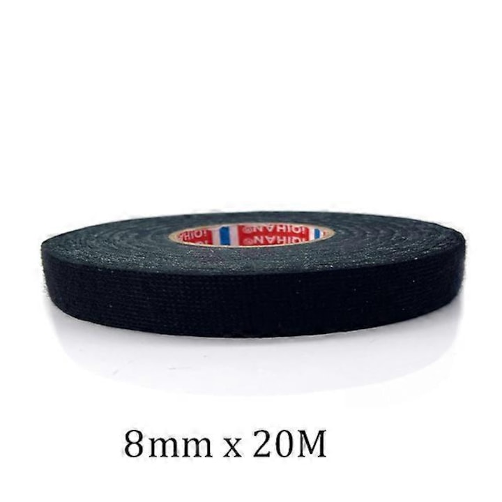 Banda adeziva pentru cabluri auto, 20m, rezistenta la caldura, impermeabila, 80mm