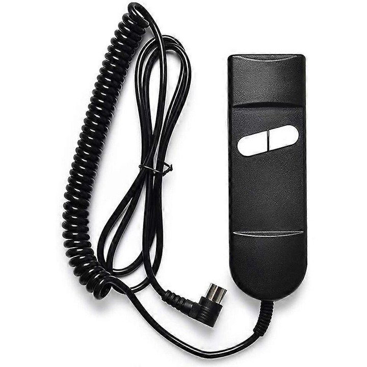 Telecomanda de inlocuire pentru scaun cu lift, 5 pini, 2 butoane, neagra