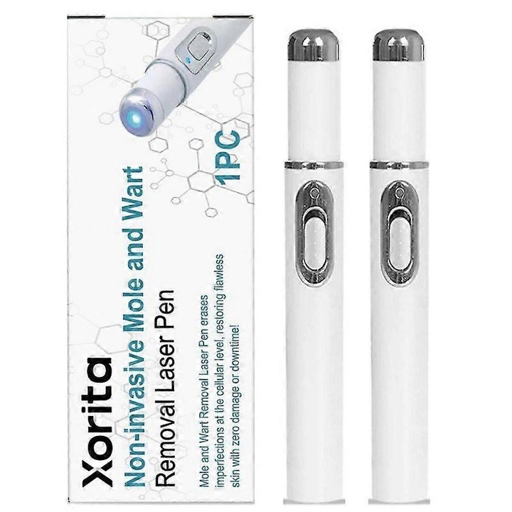 Set aparat de indepartare a petelor de piele, 2 bucati, tehnologie cu lasere, portabil, non-invaziv