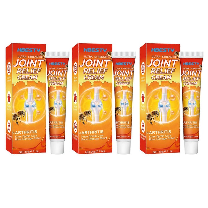 Ízületi ápoló krém, 20g, méhméreg géllel, könnyen felszívódó, hordozható kivitel