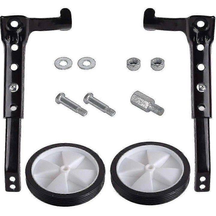 Roti ajutatoare bicicleta 18 20 22 24 inch, greutate 1.1KG, material carbon, PVC