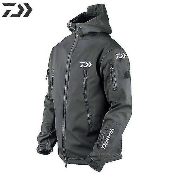 Jacheta tactica pentru barbati, rezistenta la vant si apa, Soft Shell Special Forces, costum de pescuit, pantaloni de lupta armata pentru barbati, jachete de pescuit, jachete 07 4xL