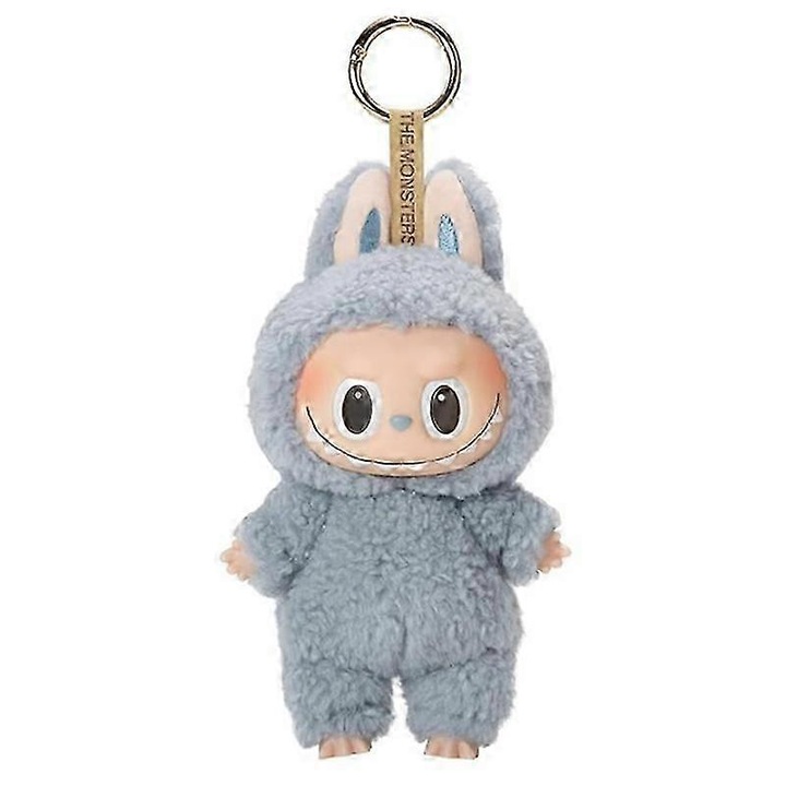 Plüss baba kulcstartó, 17cm, többszínű, 1 darabos szett