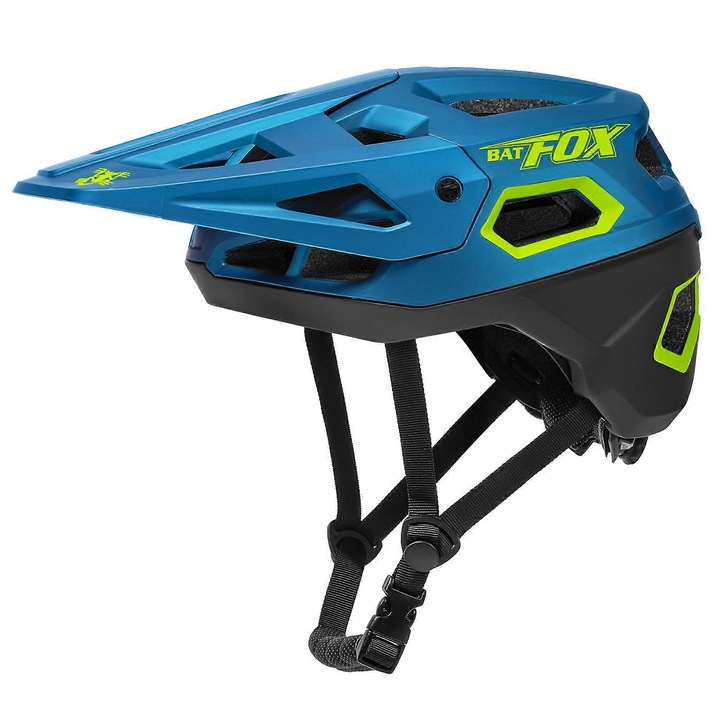 Casca mountain bike Batfox La302, 56-59cm, 16 ventilatii, albastra
