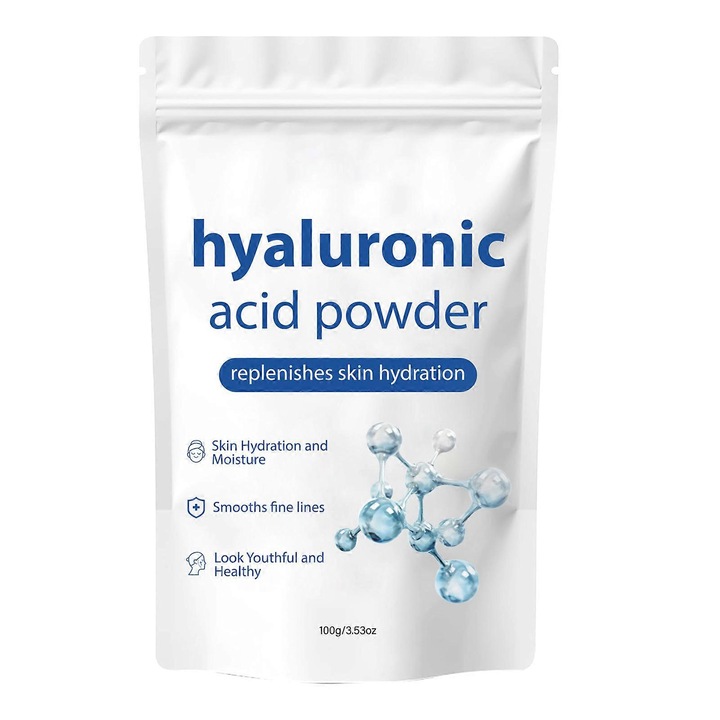 Pudra Acid Hialuronic, 100g, Hidratant, Usor, Universal