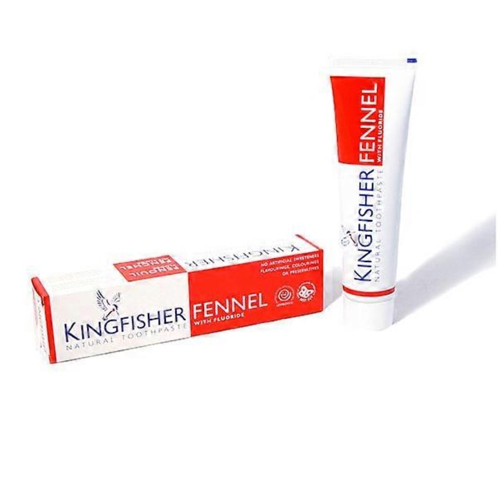 Kingfisher fogkrém, édesköményes, 100ml, 3 darabos készlet