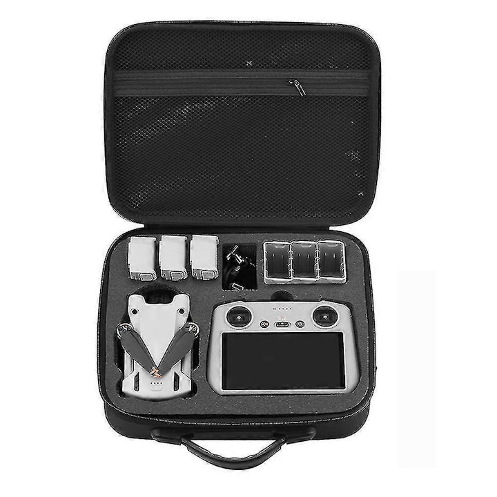 Carcasa rigida personalizata pentru drone DJI Mini 3 Pro, capacitate mare, protectie anti-soc, multicolor
