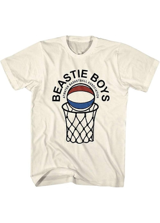 Férfi póló Beastie Boys, 100% pamut, fehér