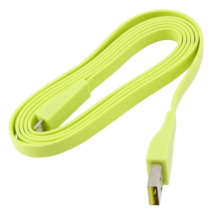 USB кабел за бързо зареждане за Bluetooth високоговорители Logitech UE, светлозелен, 1м