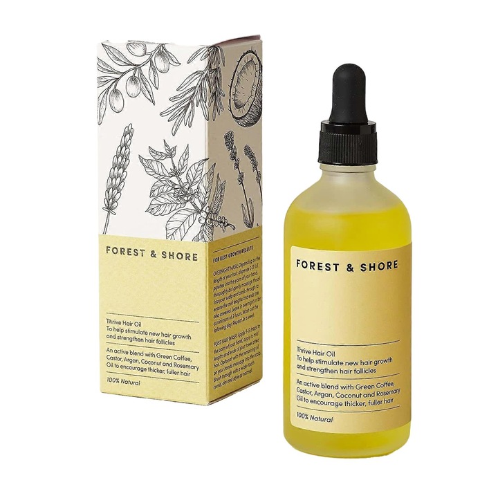 Ulei de Crestere a Parului Natural, 60ml