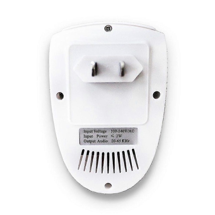 Repelent ultrasonic pentru soareci, 100-240V, 2.5W, 645-860 sqft, fara miros, sigur pentru copii si animale de companie